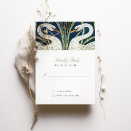 Elegant Swan UAWG Einladung zur Hochzeit