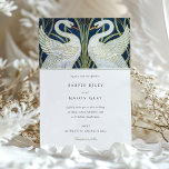 Elegant Swans Wedding Invitation Walter Crane Einladung<br><div class="desc">Diese Einladung ist ein Zeichen für die Eleganz und Romantik von Walter Cranes "Iris and Rush", das ein Paar edler Schwäne in einem harmonischen Design bietet. Set vor einer blauen Kulisse, die weißen und goldenen Details der Schwäne widerspiegeln die Gnade von Kranes Kunstwerk, perfekt für die Ankündigung einer Gewerkschaft so...</div>