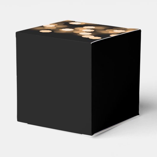 Elegant Sweet 16 Birthday Hollywood Glam Gold Geschenkschachtel (Rückseite)