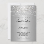 Elegant Sweet 16 Einladung (Vorderseite)