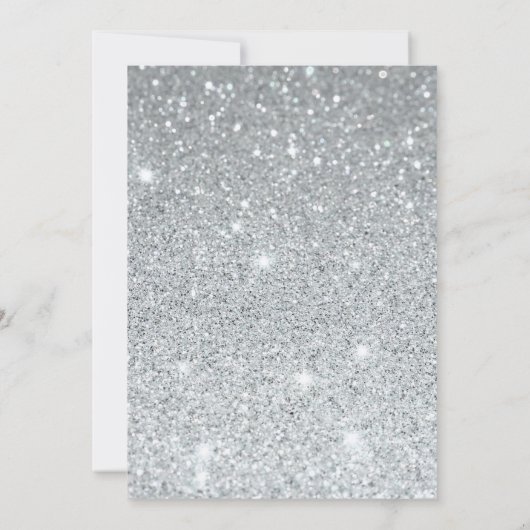 Elegant Sweet 16 Einladung (Rückseite)