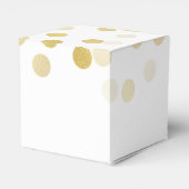 Elegant Sweet 16 Imitate Gold Foil Glitzer Lights Geschenkschachtel (Rückseite)