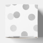 Elegant Sweet 16 Imitate Silver Foil Glitzer Light Geschenkschachtel (Oben)