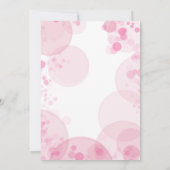 Elegant Sweet 16 Pink White Paris Geburtstag Einladung (Rückseite)