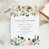 Elegant & Sweet Blush Pink Bläserpaare Dusche Einladung