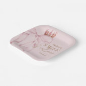 Elegant Sweet Sixteen Birthday Pappteller (Gewinkelt)