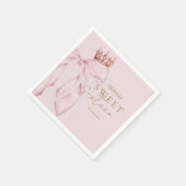 Elegant Sweet Sixteen Birthday Serviette (Ecke)