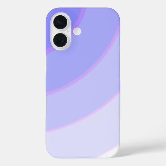 Elegant Swirl Ombre iPhone 16 Fall Case-Mate iPhone Hülle (Rückseite)