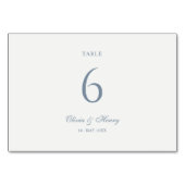 Elegant Table Number Card I Baroque Wedding Set Tischnummer (Vorderseite)