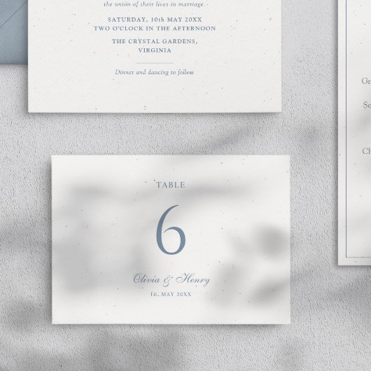 Elegant Table Number Card I Baroque Wedding Set Tischnummer