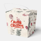 Elegant Take Out Christmas Favor Box Geschenkschachtel (Rückseite)