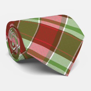 Elegant Tartan Kariert Traditioneller Feiertag Krawatte