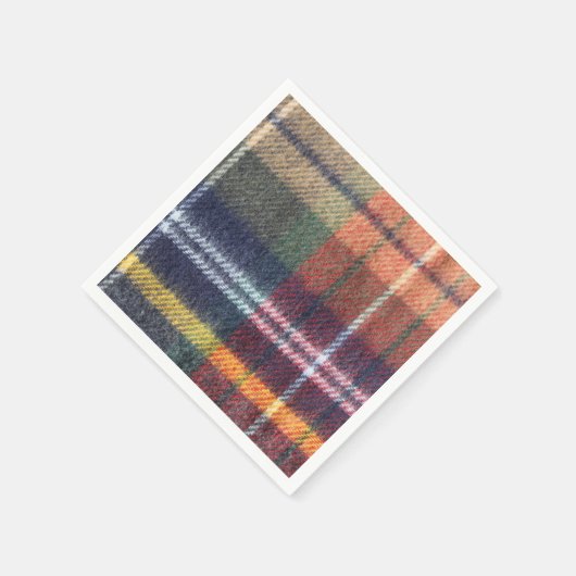 Elegant Tartan Paper Napkin Serviette (Ecke)