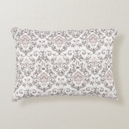 Elegant Taupe & Gray Damask Pillow Cases | Classic Dekokissen