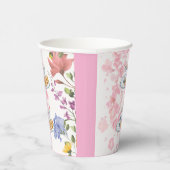 Elegant Tea Party Vibes Pappbecher (Rechts)