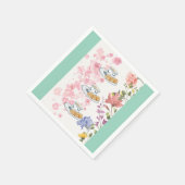 Elegant Tea Party Vibes Serviette (Ecke)
