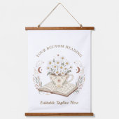 Elegant Teacup Flowers Tapestry Wandteppich Mit Holzrahmen (Vorderseite)