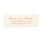 Elegant Terracotta Modern Classic Wedding (Vorne)