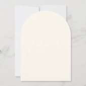 Elegant Terracotta Modern Classic Wedding Einladung (Rückseite)