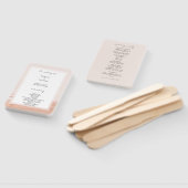 Elegant Terracotta Ombre Fächer (Non-assembled)