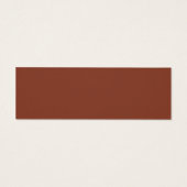 Elegant Terracotta Wedding Website Rsvp Card (Rückseite)