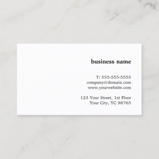 Elegant Texture Gray Monogram Consultant Visitenkarte (Rückseite)