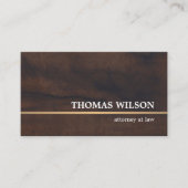 Elegant Texture White Imitats Kupferleitung Anwalt Visitenkarte (Vorderseite)