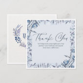 Elegant Thank You Card (Vorne/Hinten)