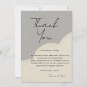 elegant thank you card dankeskarte (Vorderseite)
