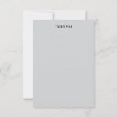 Elegant Thank You Card Dankeskarte (Rückseite)