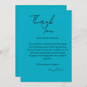 Elegant Thank You Card Dankeskarte