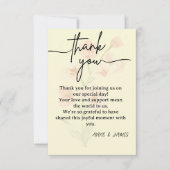 Elegant Thank You Card Dankeskarte (Vorderseite)
