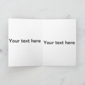 Elegant Thanksgiving thank you card Dankeskarte (Innenseite)