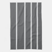 Elegant Themed Silver and White Geschirrtuch (Vertikal)