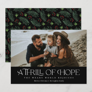 Elegant Thrill of Hope Foto Weihnachten
