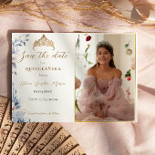 Elegant Tiara Quinceañera Foto Save the Date
