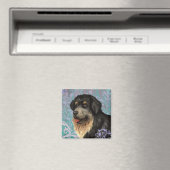 Elegant Tibetan Mastiff Magnet (In Situ (Geschirrspüler))