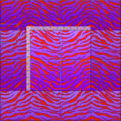 Elegant Tiger Print Fabric Stoff (Kachel)
