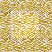 Elegant Tiger Print Fabric Stoff (Kachel)