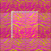 Elegant Tiger Print Fabric Stoff (Kachel)