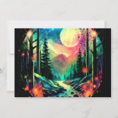 Elegant Timberland Whimsical Adventure Baby Shower Einladung (Rückseite)