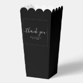 Elegant Timeless Wedding Thank You | Personalized  Geschenkschachtel (Rückseite)