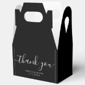 Elegant Timeless Wedding Thank You | Personalized  Geschenkschachtel (Offen)