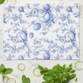 Elegant Toile De Jouy Ostersonnigen Geschirrtuch (Gefaltet)