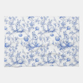 Elegant Toile De Jouy Ostersonnigen Geschirrtuch (Horizontal)