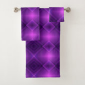 Elegant towel and washcloth set with a vibrant  (Insitu)