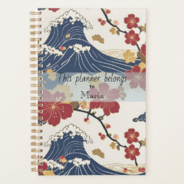 Elegant Traditional Japanese Kimono Pattern Planer