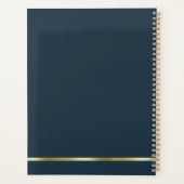 Elegant Treble Clef Music 2026 Yearly Planner Planer (Rückseite)