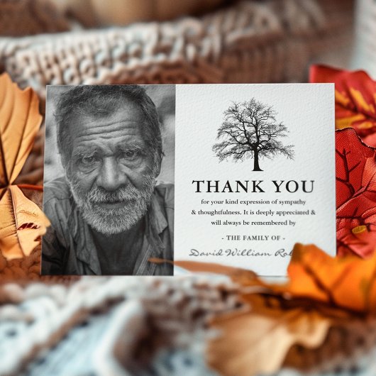 Elegant Tree | Foto Beerdigung Danke