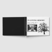 Elegant Tree | In liebevoller Erinnerung Foto Beer Gästebuch (Voll)